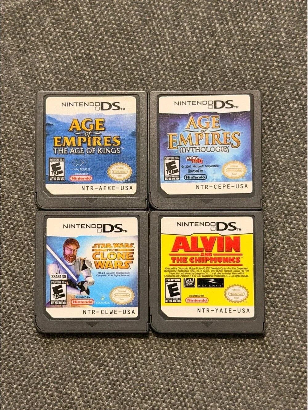 4 Nintendo DS games